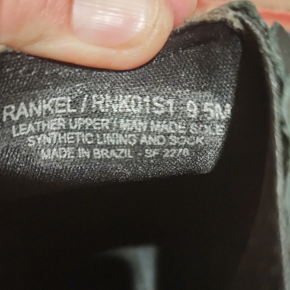 Steve Madden Black Chunky Ankle Boots - Picture 5 of 5